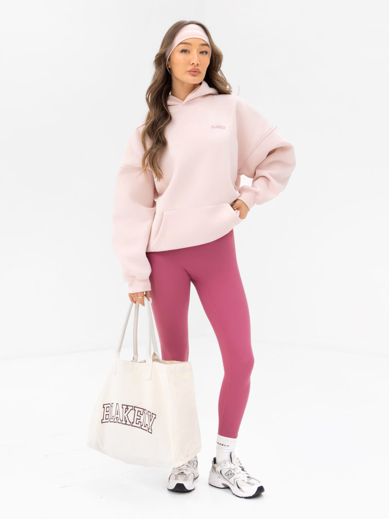 Outline Heritage Oversized Hoodie - Ballet Pink