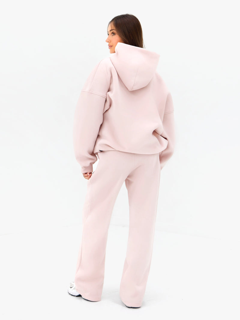 Outline Heritage Oversized Hoodie - Ballet Pink