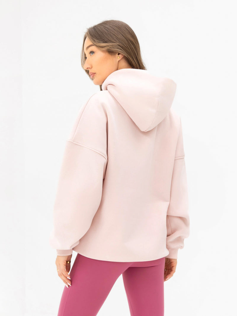 Outline Heritage Oversized Hoodie - Ballet Pink