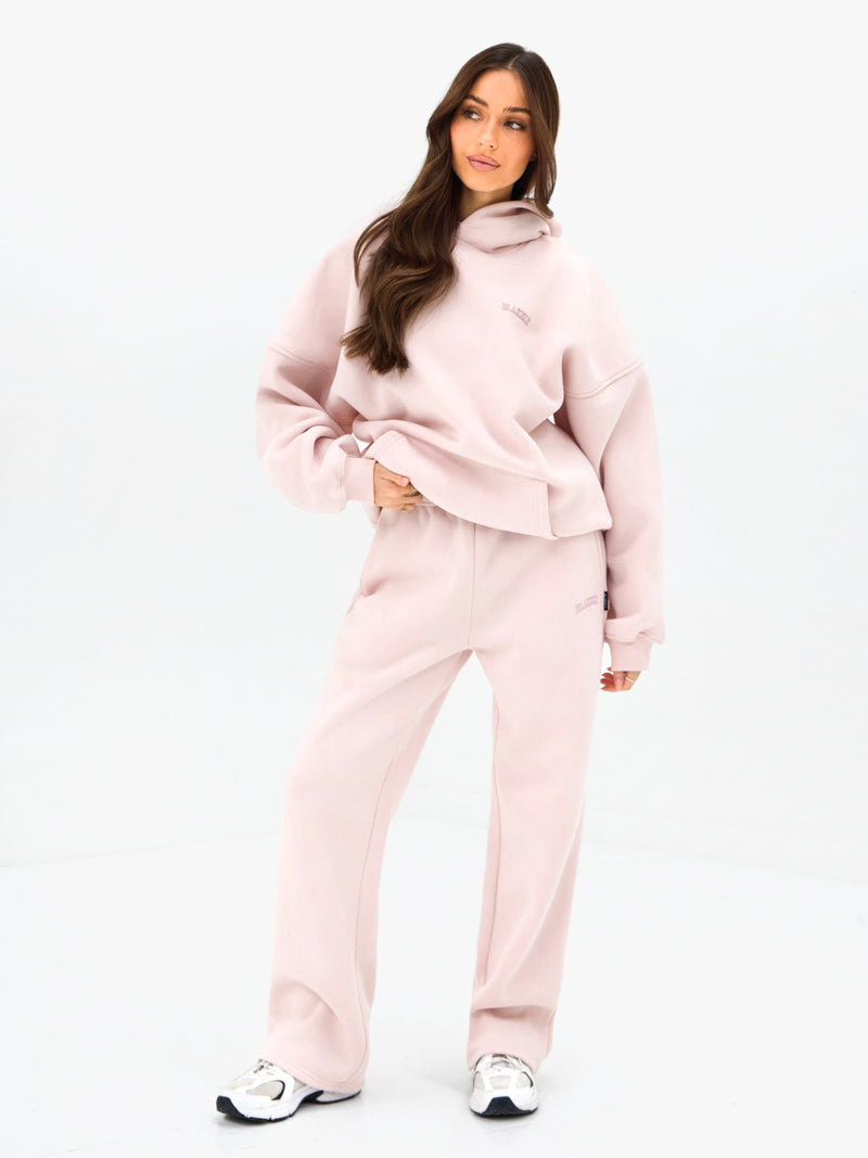 Outline Heritage Oversized Hoodie - Ballet Pink