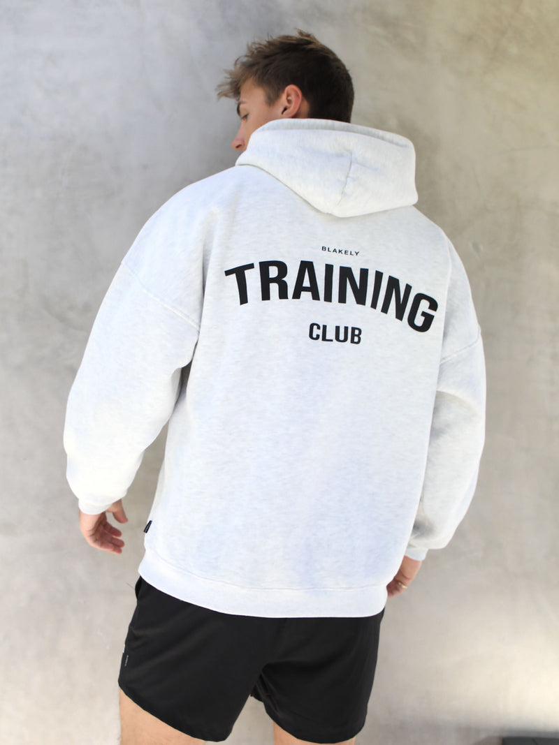 Training Club Relaxed Hoodie - Marl White