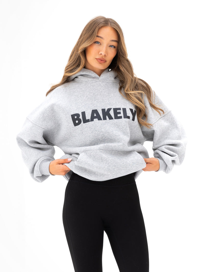 Studio Oversized Hoodie - Marl Grey