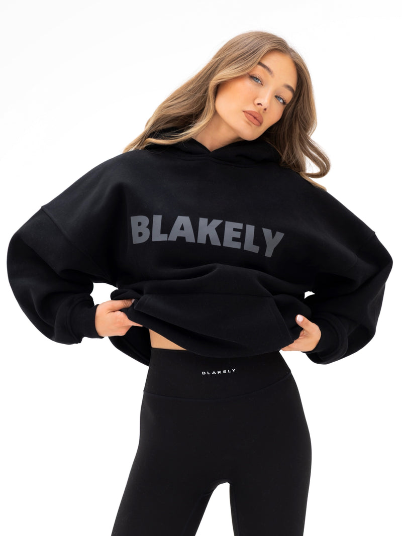 Studio Oversized Hoodie - Tonal Black