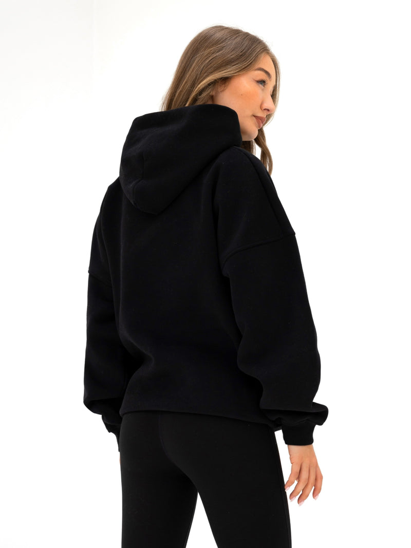 Studio Oversized Hoodie - Tonal Black