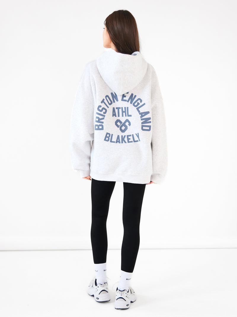 Briston Oversized Hoodie - Marl White