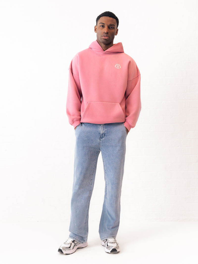 Briston Relaxed Hoodie - Warm Pink