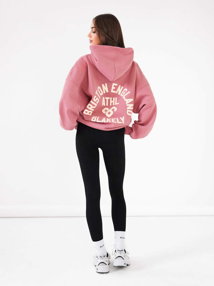 Briston Oversized Hoodie - Warm Rose