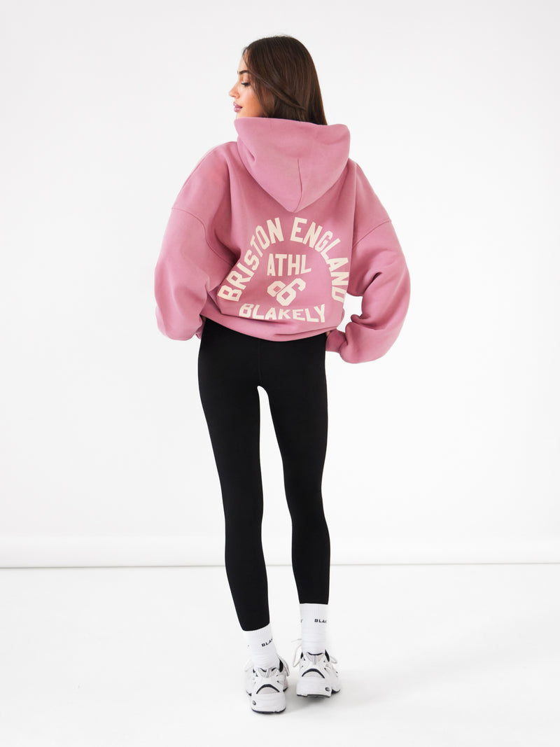 Briston Oversized Hoodie - Warm Rose