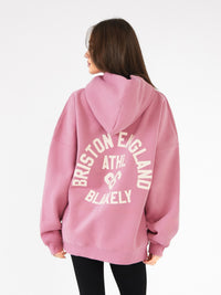 Briston Oversized Hoodie - Warm Rose