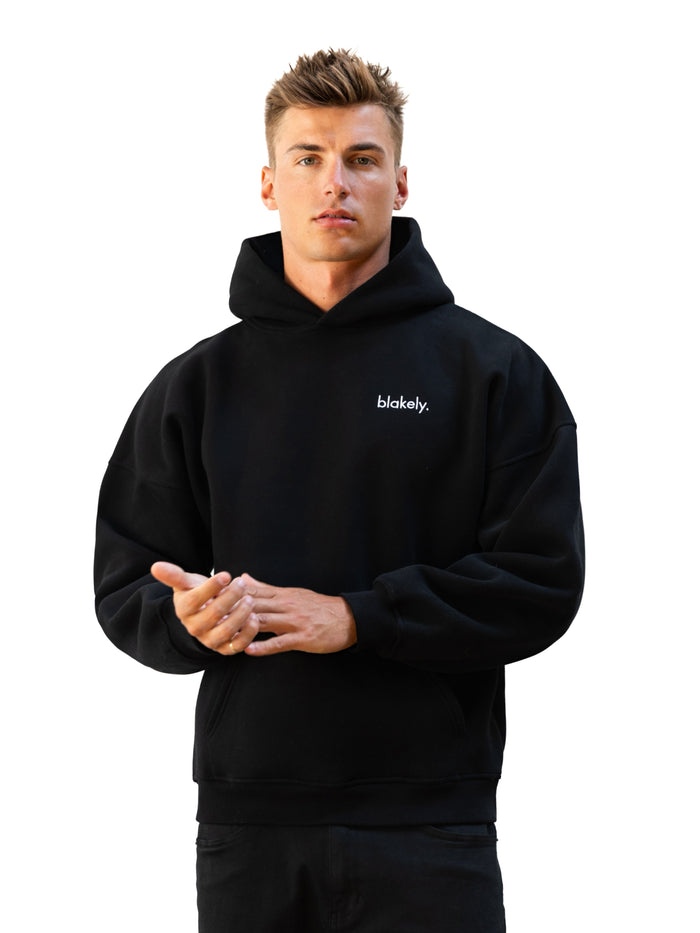 Sami Relaxed Hoodie - Black