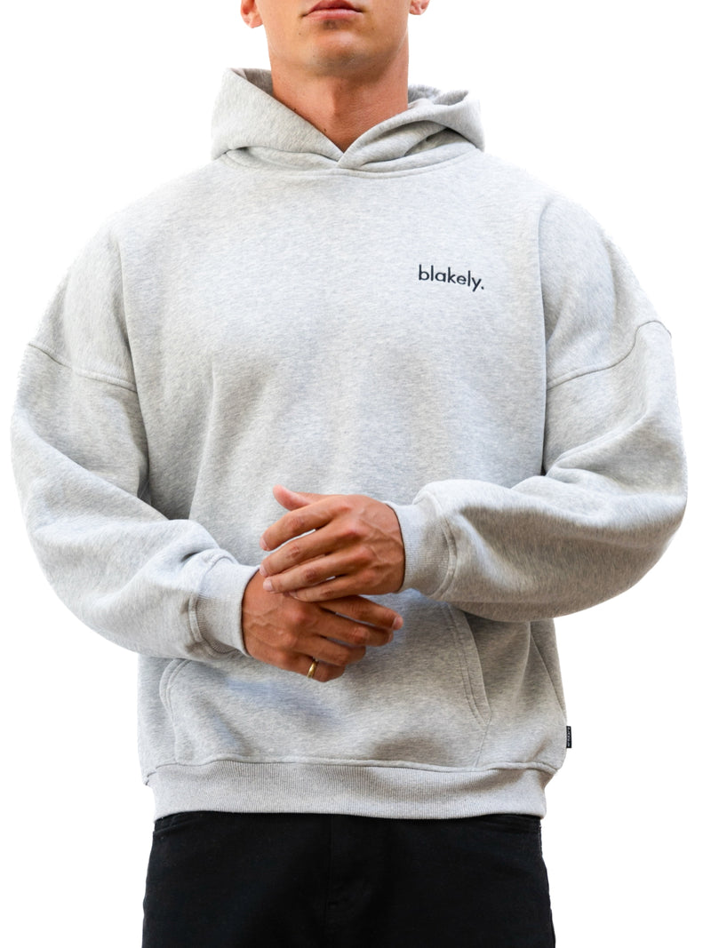 Sami Relaxed Hoodie - Marl Grey