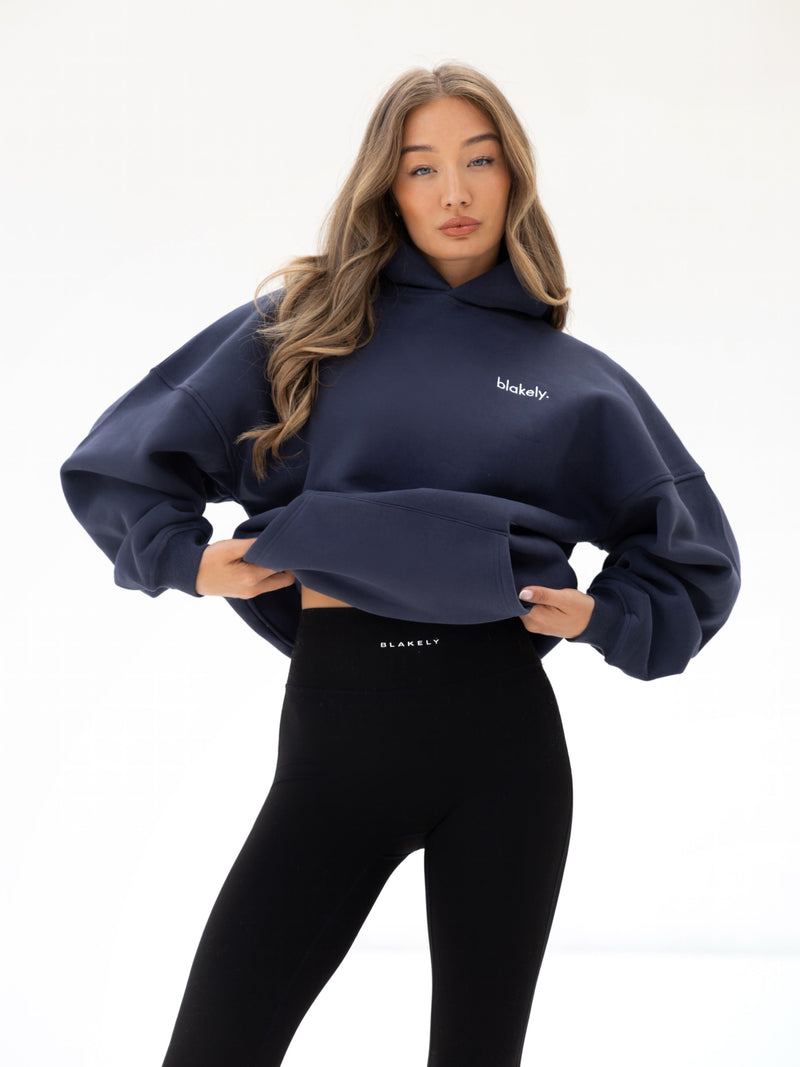 Sami Oversized Hoodie - True Navy
