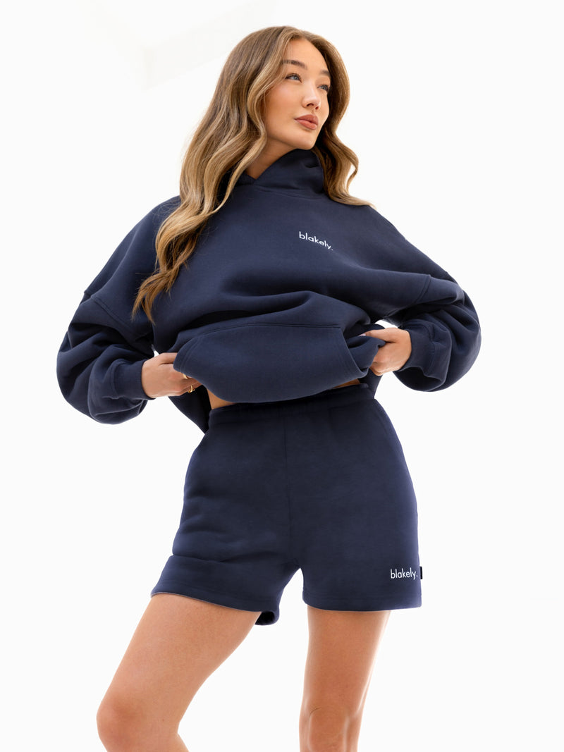 Sami Oversized Hoodie - True Navy