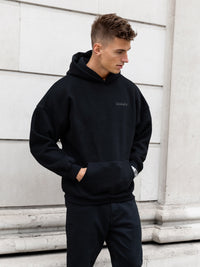 Iver Relaxed Hoodie - Black