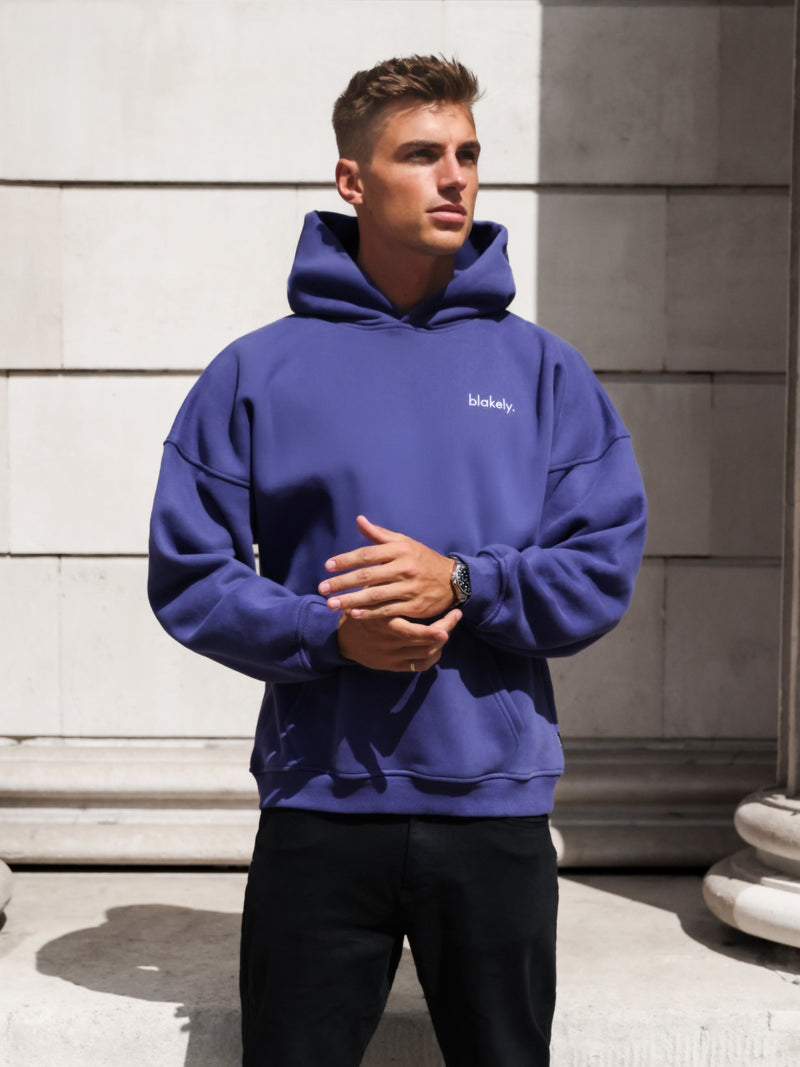 Iver Relaxed Hoodie - Bold Purple