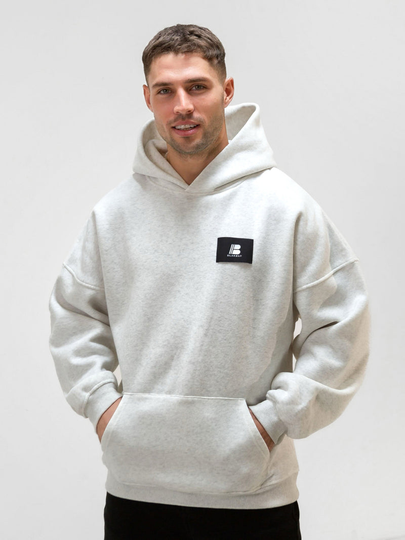 Apex Label Hoodie - Marl White