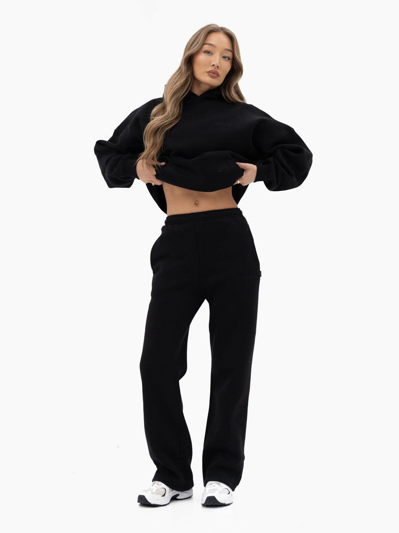 Freya Oversized Hoodie - Black
