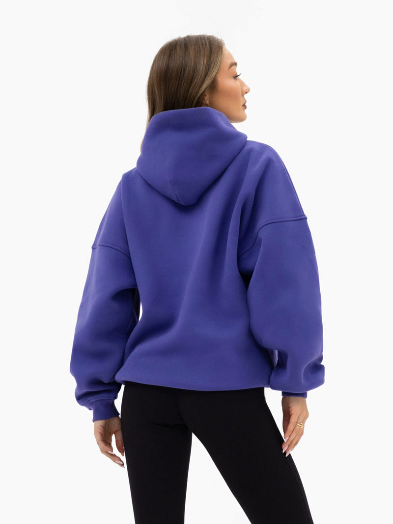 Freya Oversized Hoodie - Bold Purple