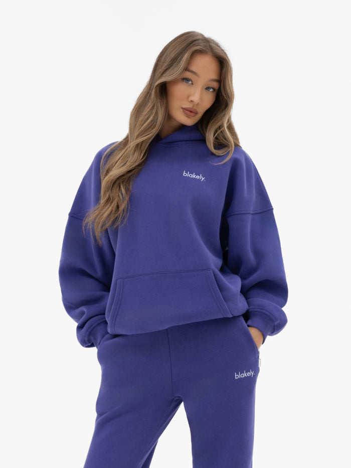 Freya Oversized Hoodie - Bold Purple