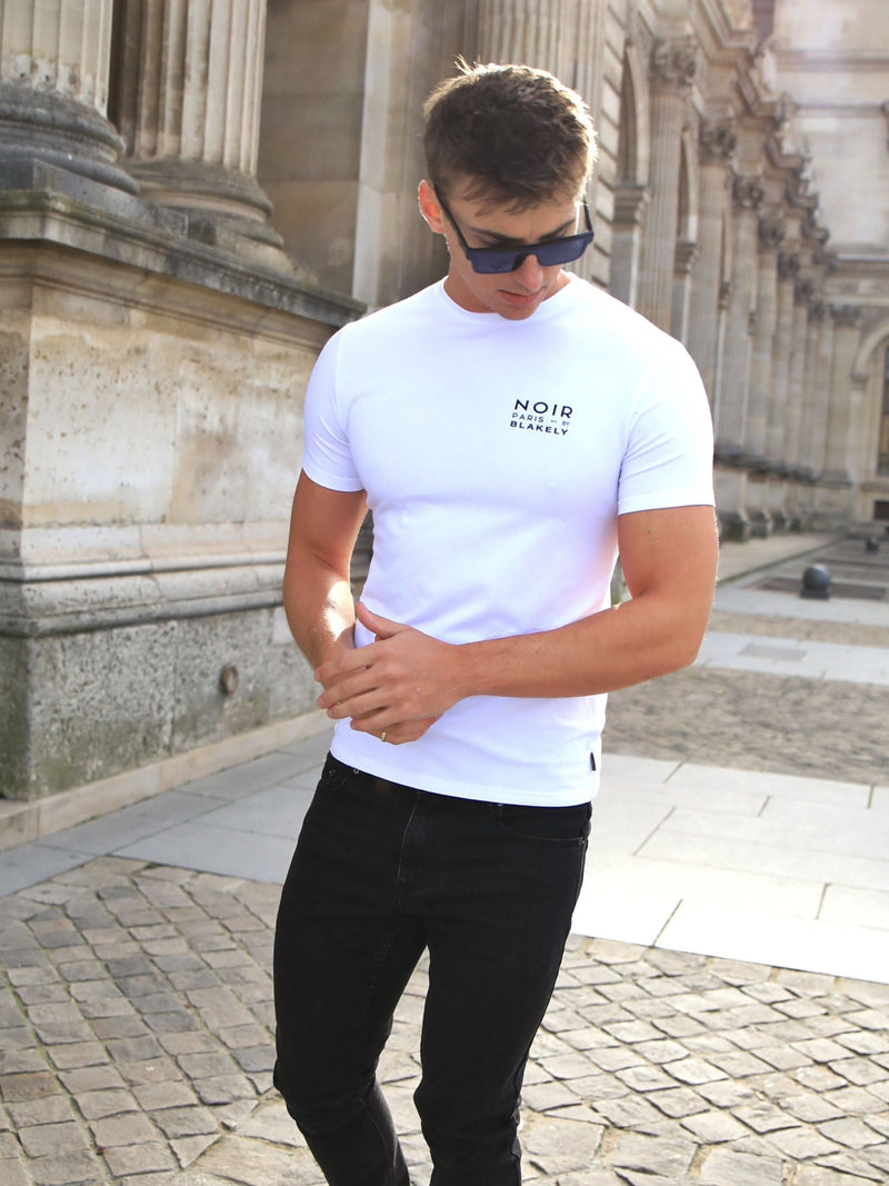 Noir Slim T-Shirt - White