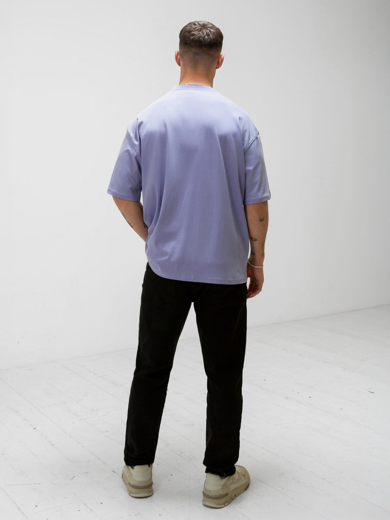 Apex Label Relaxed T-Shirt - Lilac