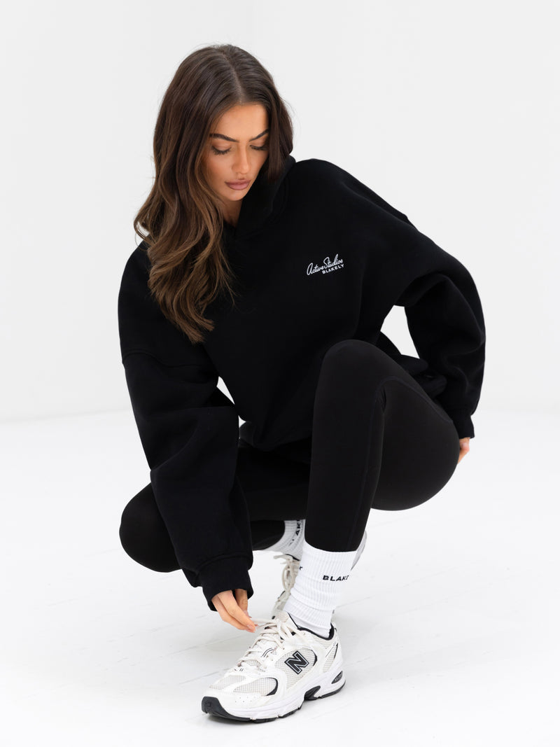 Addie Oversized Hoodie - Black