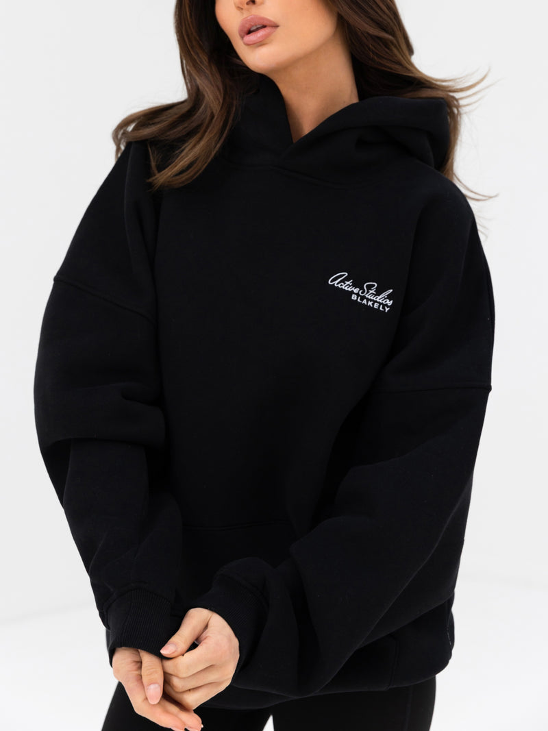 Addie Oversized Hoodie - Black