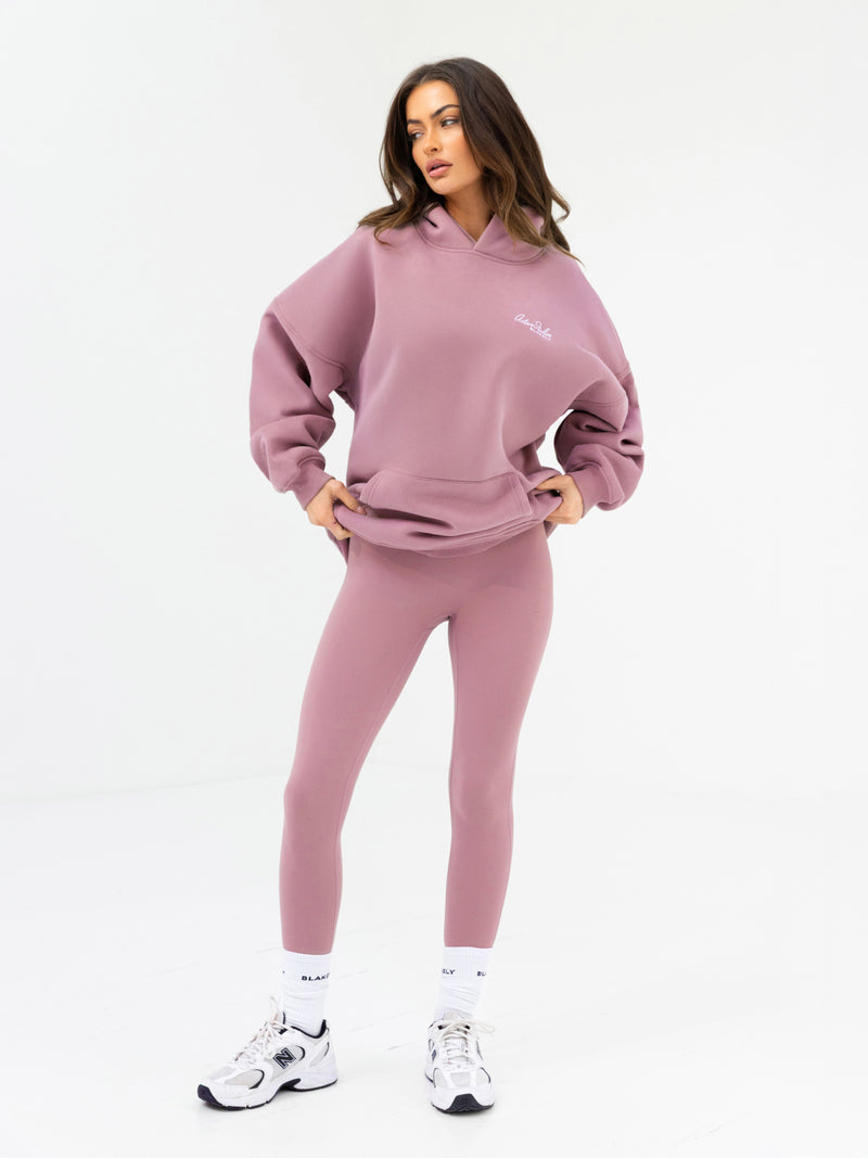 Addie Oversized Hoodie - Dusty Pink