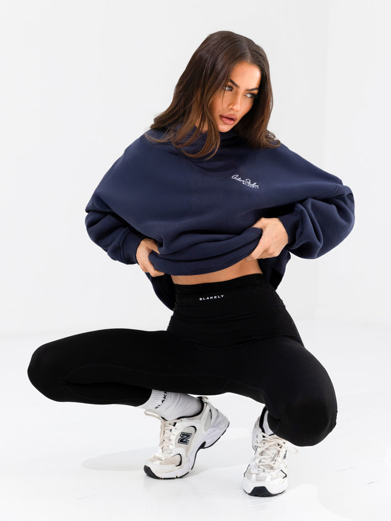 Addie Oversized Hoodie - True Navy