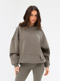Addie Oversized Hoodie - Safari Green