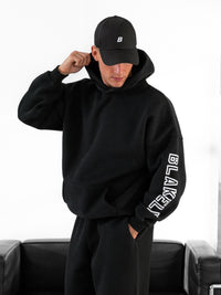 Miles Relaxed Hoodie - Black
