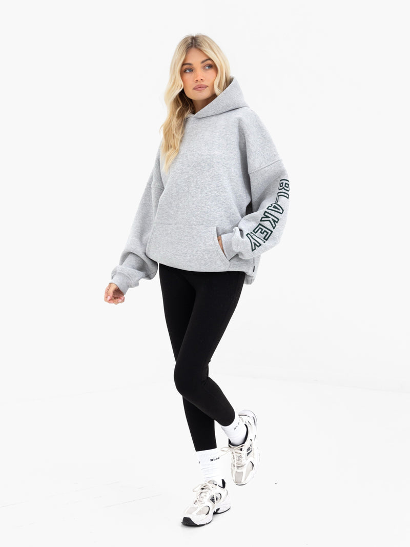 Alexis Oversized Hoodie - Marl Grey