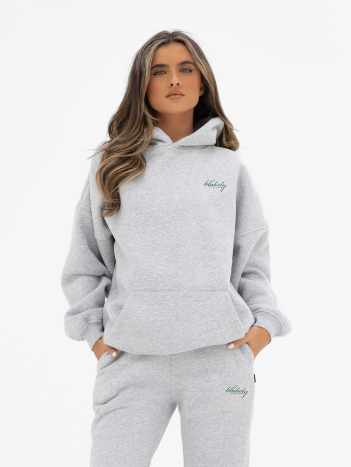 Georgia Oversized Hoodie - Marl Grey