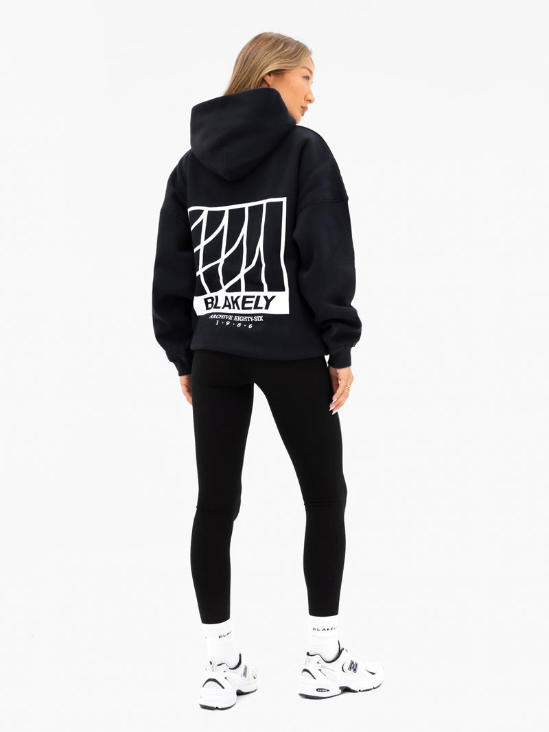 Jodi Oversized Hoodie - Black