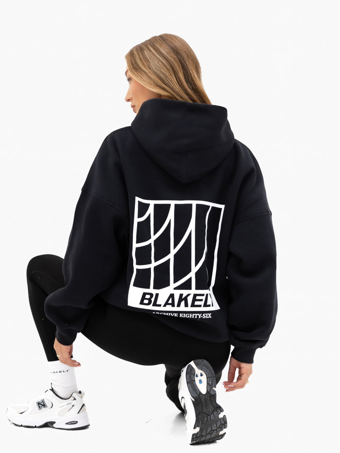 Jodi Oversized Hoodie - Black