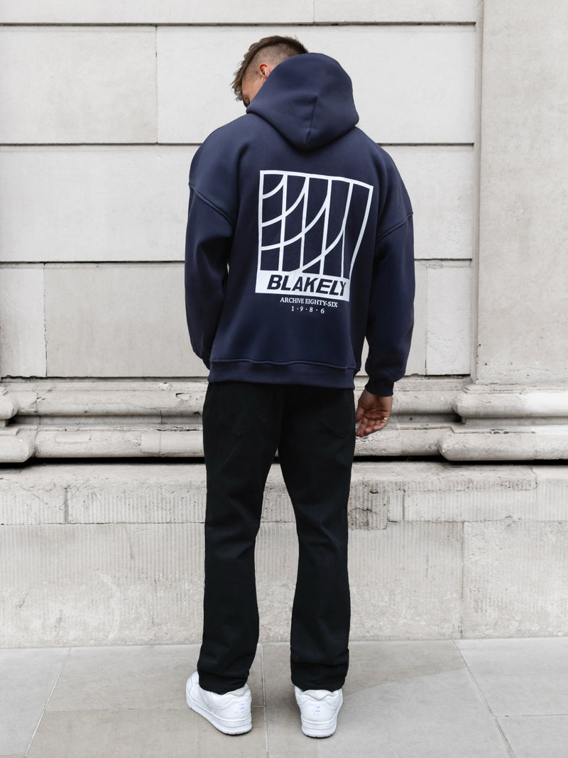 Odell Relaxed Hoodie - True Navy