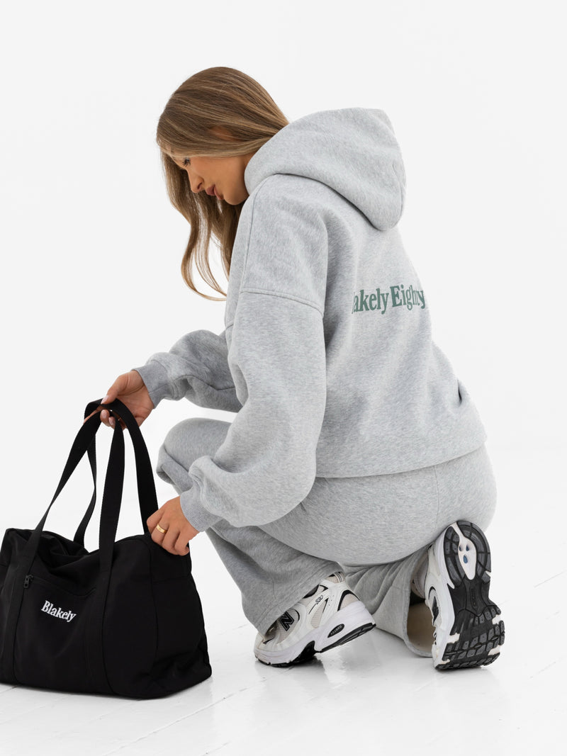 Romi Oversized Hoodie - Marl Grey