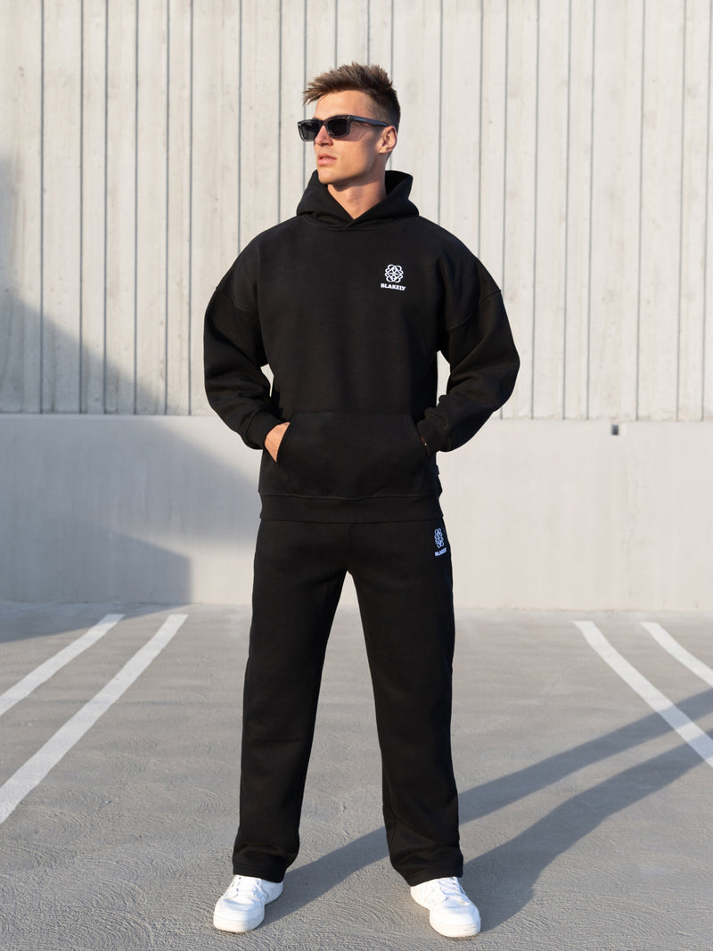 Mateo Relaxed Hoodie - Black