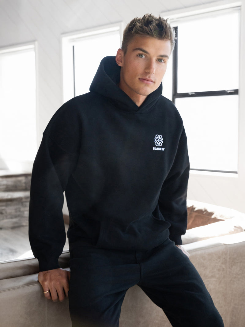 Mateo Relaxed Hoodie - Black