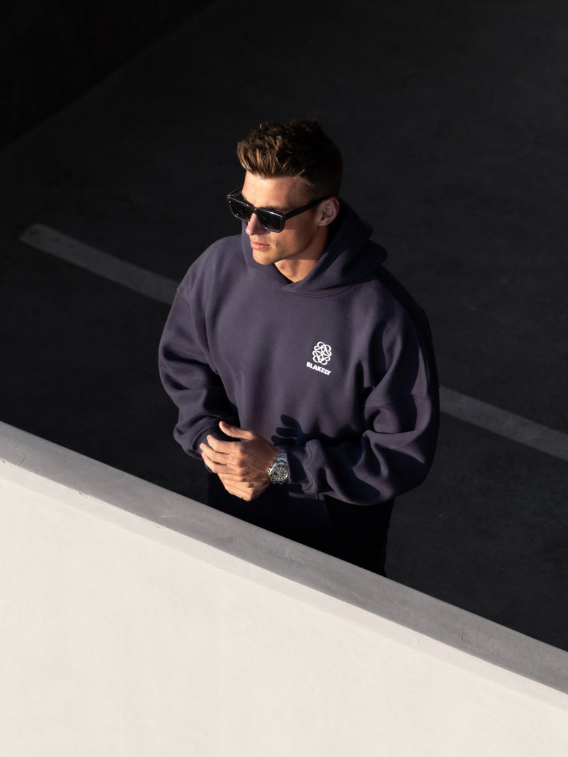 Mateo Relaxed Hoodie - True Navy