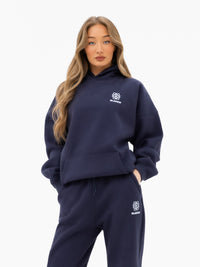 Iris Oversized Hoodie - True Navy