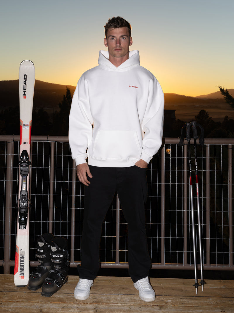 Arlow Altitude Relaxed Hoodie - Flat White