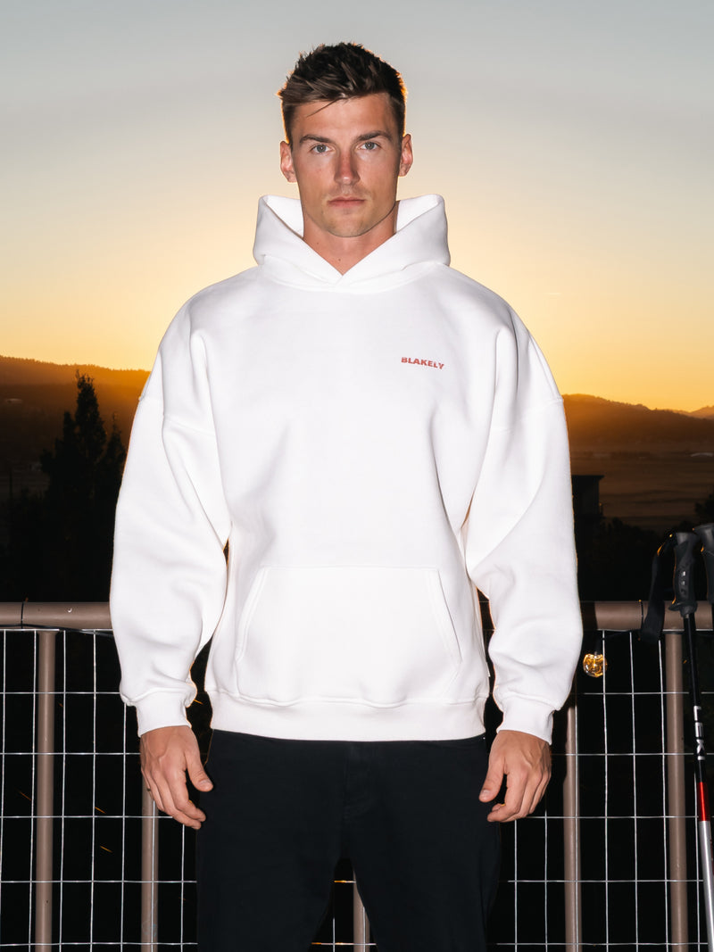 Arlow Altitude Relaxed Hoodie - Flat White