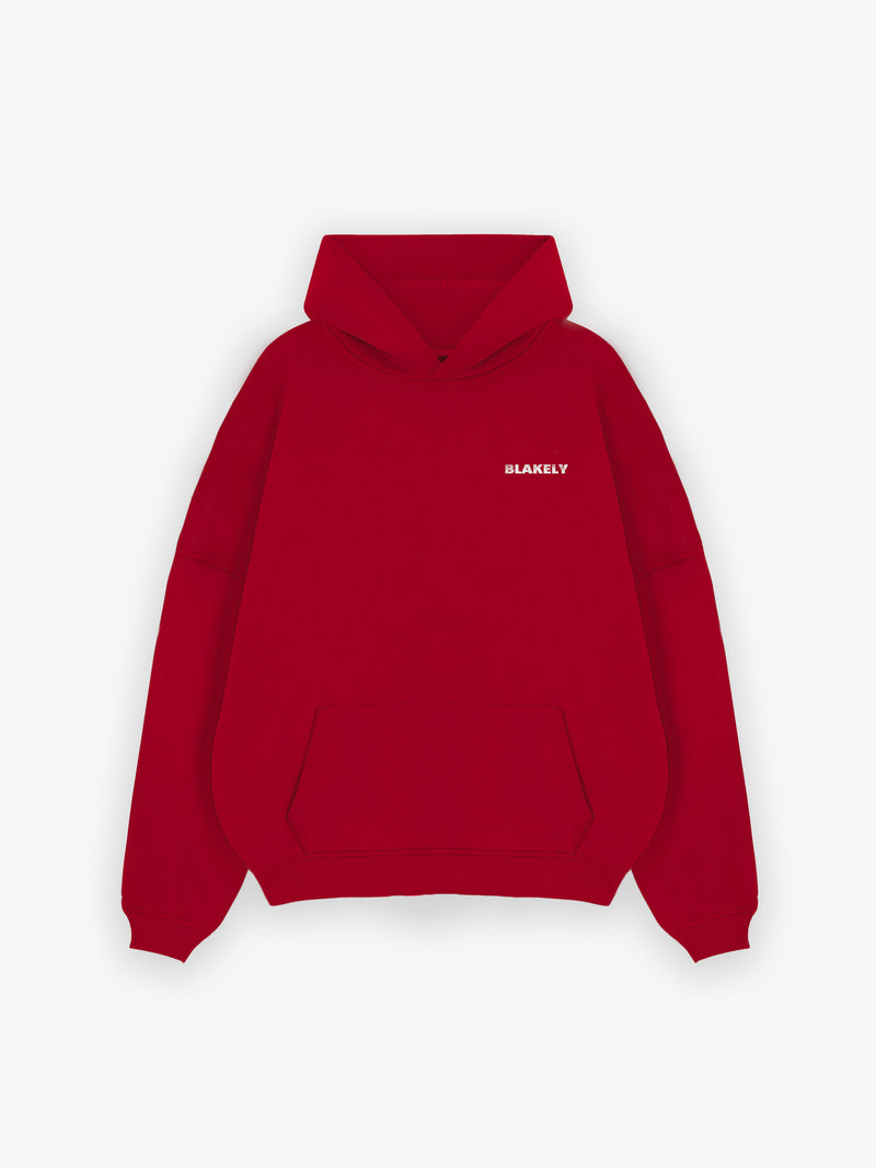 Sonny Ski Relaxed Hoodie - Red