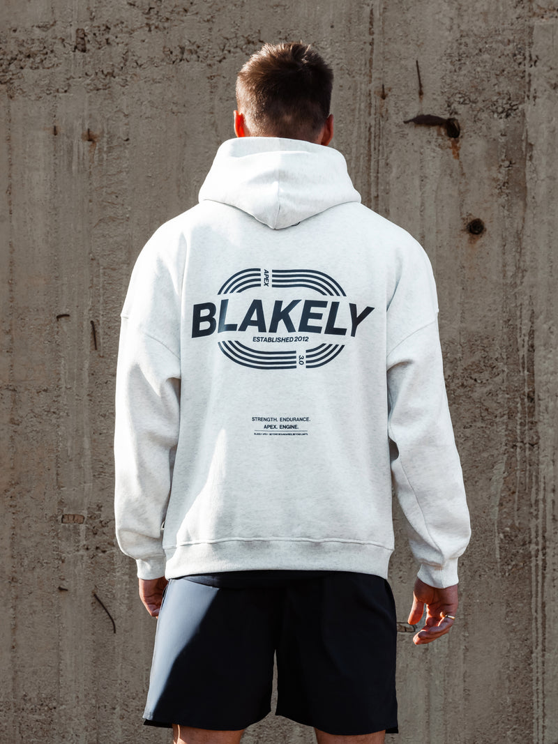 Track Active Hoodie - Marl White