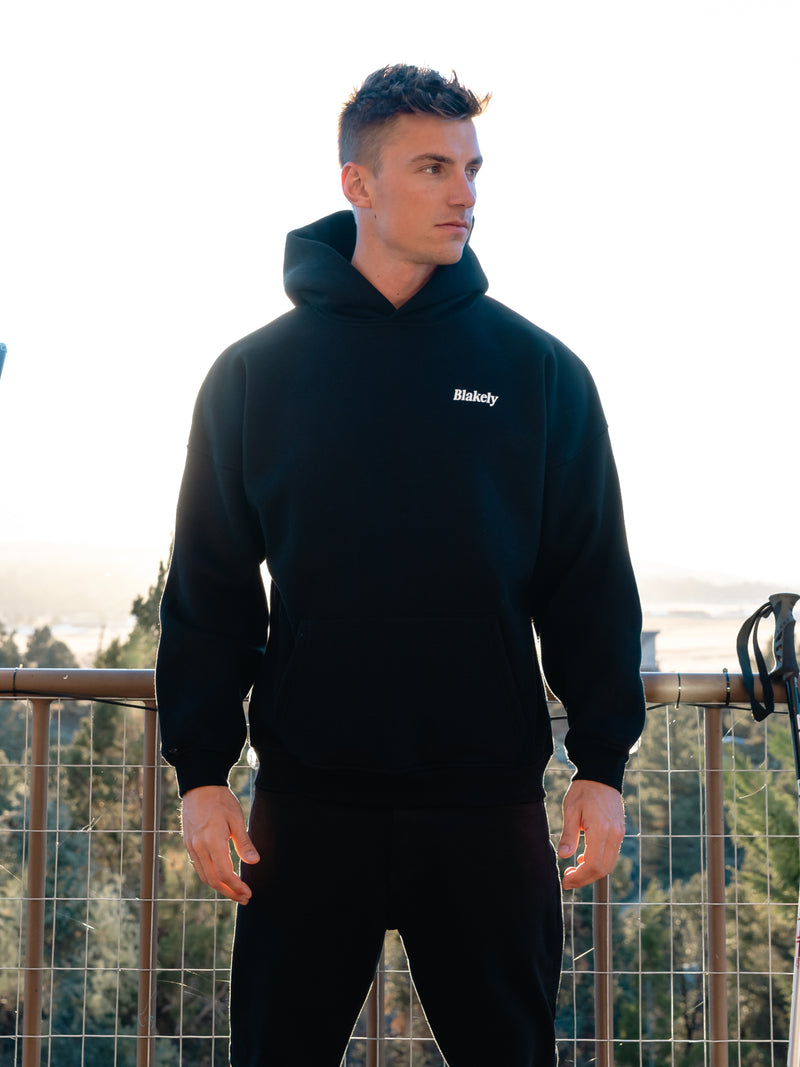 Halden Relaxed Hoodie - Black