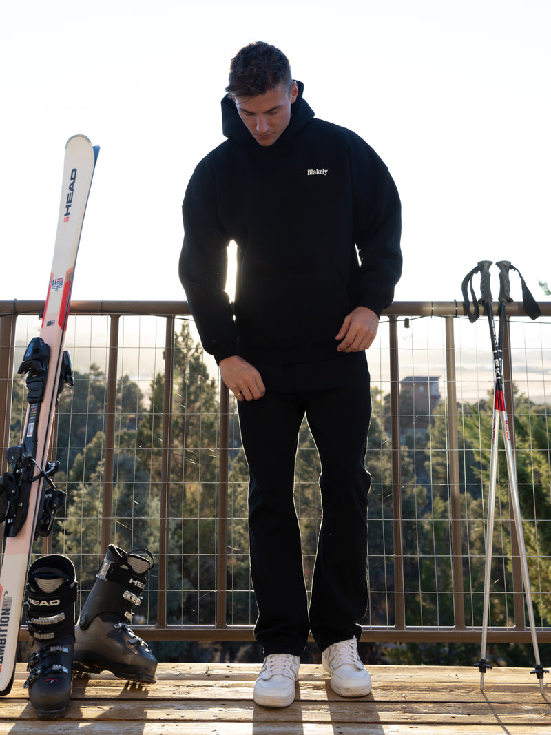 Halden Relaxed Hoodie - Black