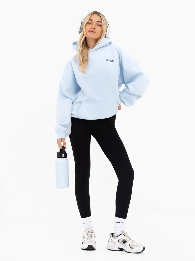 Saskia Oversized Hoodie - Soft Blue