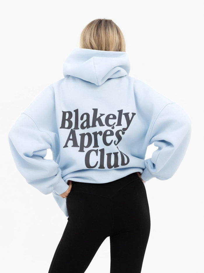 Saskia Oversized Hoodie - Soft Blue