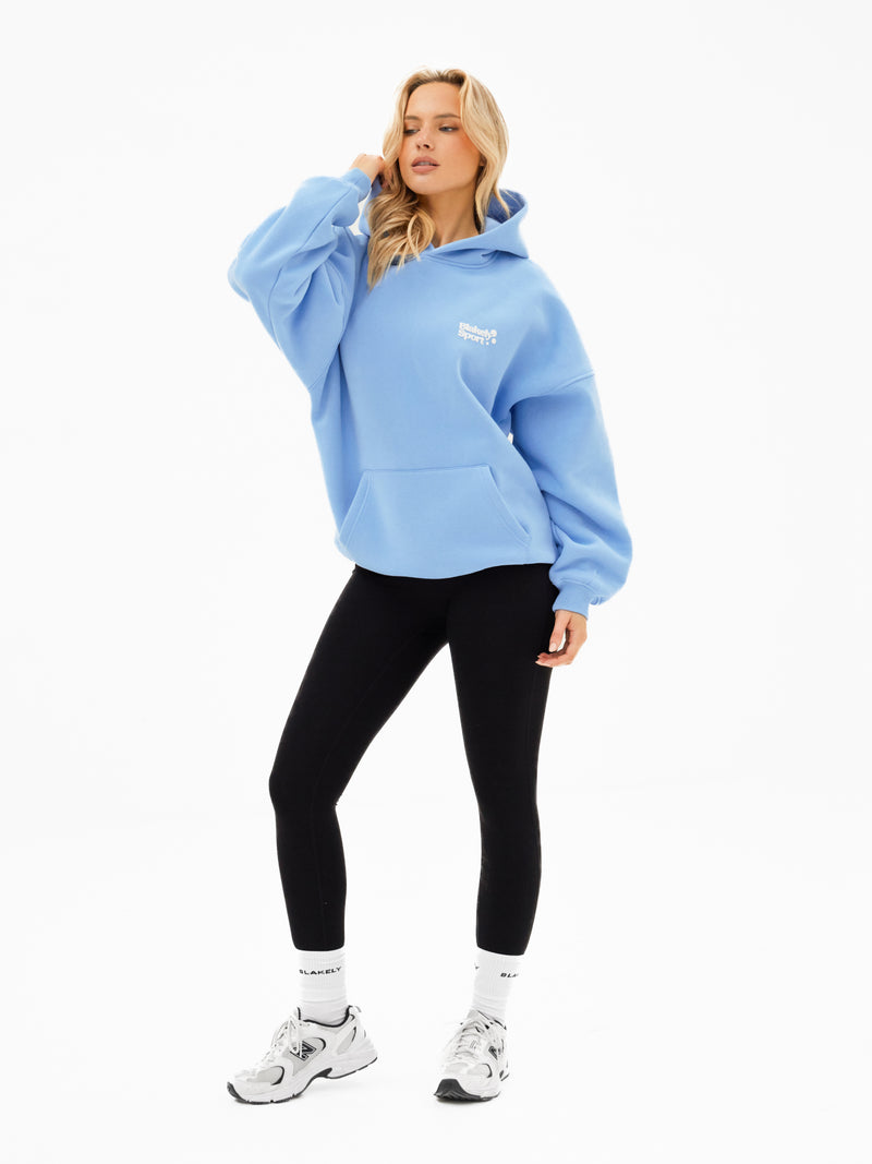 Motion Oversized Hoodie - Sky Blue